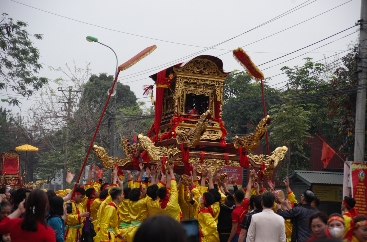 Lễ rước kiệu hội đền Tam Tổng - Tín ngưỡng văn hóa lưu truyền ngàn đời