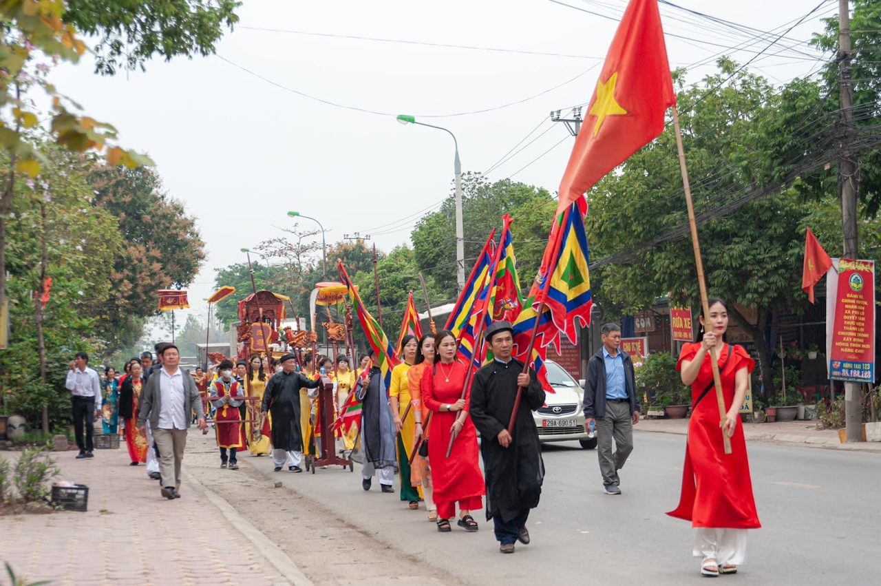 Lễ rước kiệu hội đền Tam Tổng - Tín ngưỡng văn hóa lưu truyền ngàn đời