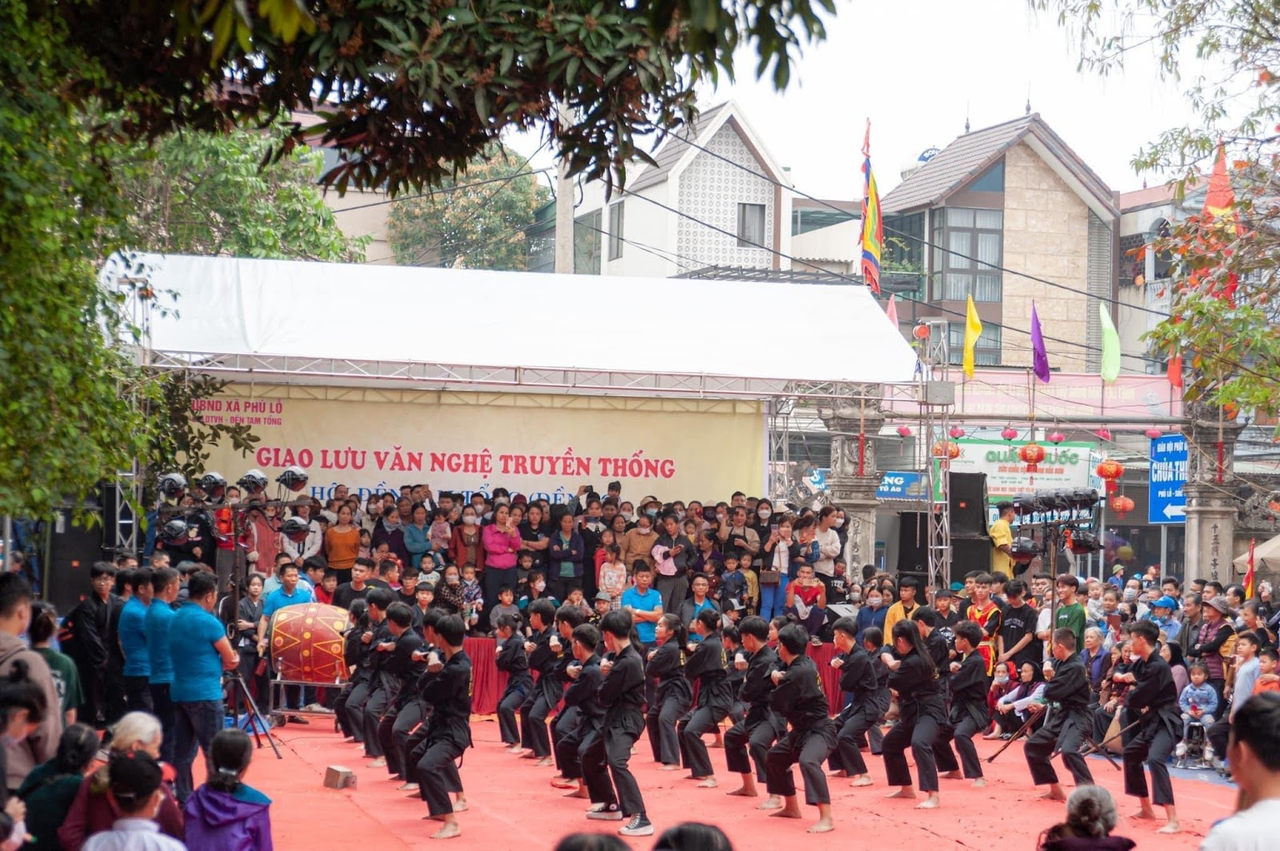 Lễ rước kiệu hội đền Tam Tổng - Tín ngưỡng văn hóa lưu truyền ngàn đời