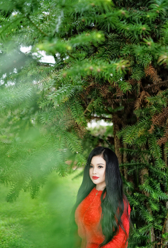 Mê mẩn bộ ảnh mùa đông của Hoa hậu Janny Thủy Trần