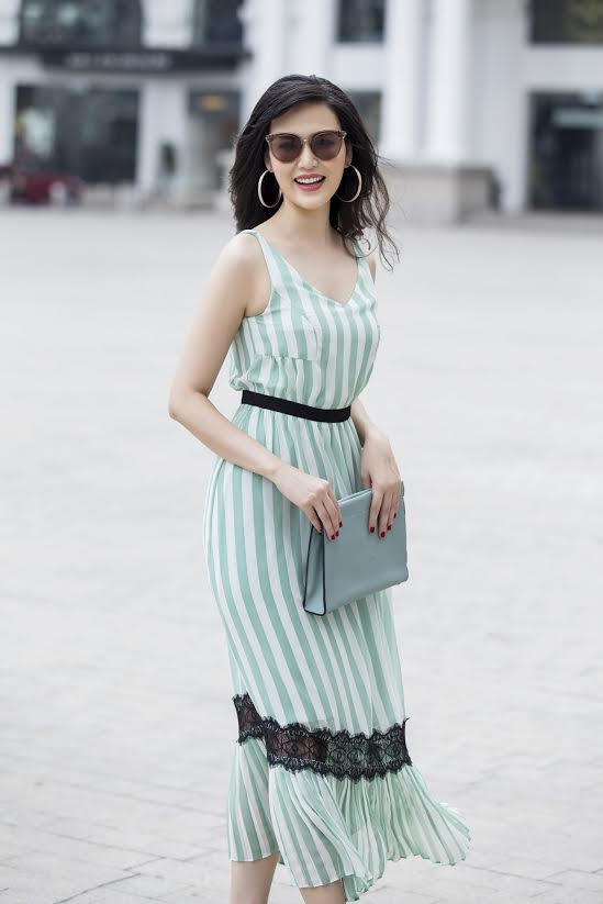 Hoa hậu Việt Nam 1994- Thu Thủy như cô gái tròn đôi mươi với gu thời trang trẻ trung