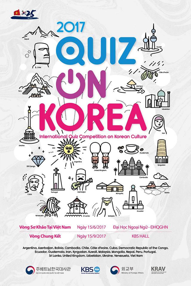 Cuộc thi “Đố vui về Hàn Quốc tại Việt Nam 2017“