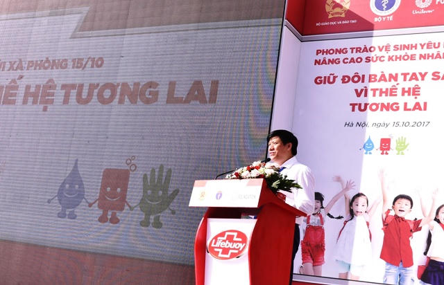 “Giữ đôi bàn tay sạch vì thế hệ tương lai”