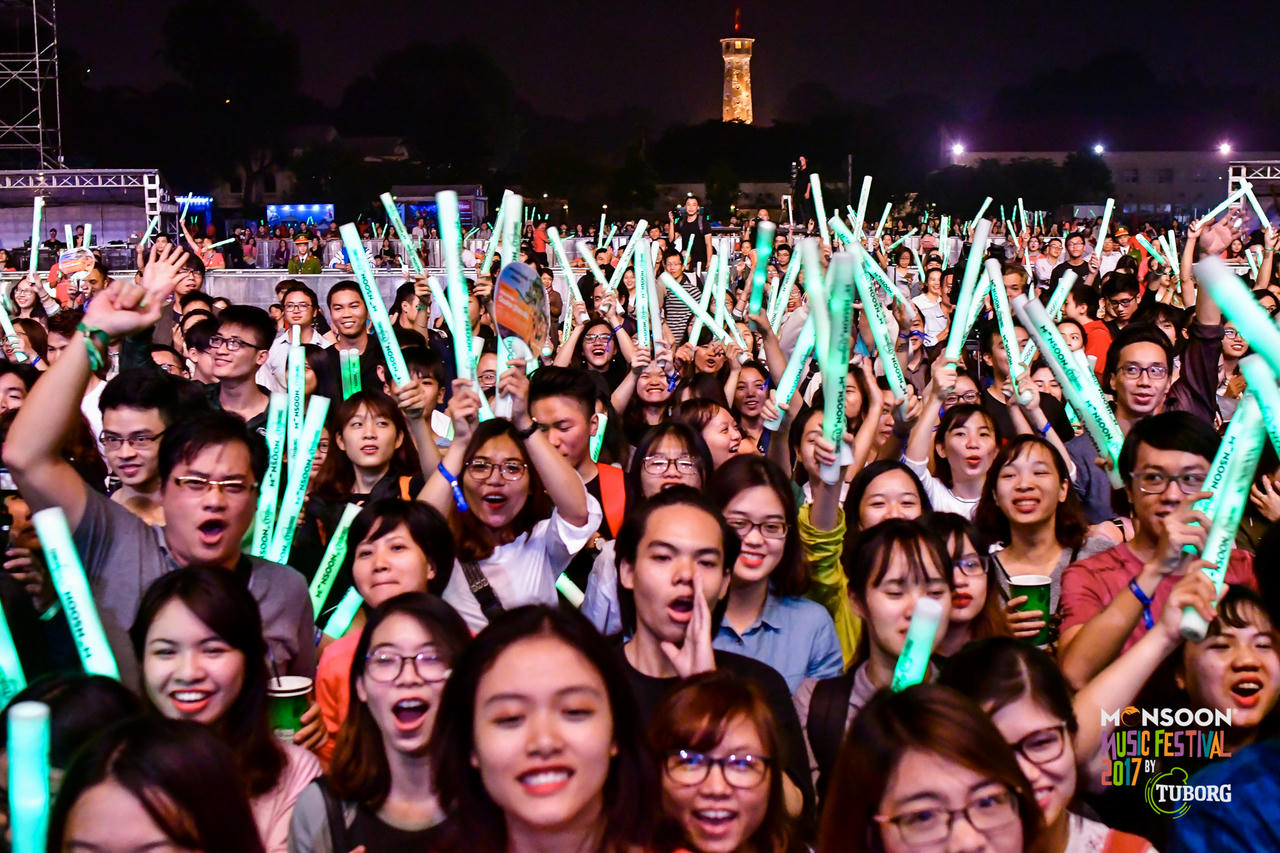Phấn khích với Lễ hội âm nhạc quốc tế Gió mùa cùng Tuborg