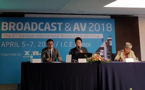 Thi flycam tại Triển lãm Quốc tế về Phát thanh Truyền hình và Thiết bị Nghe nhìn 2018