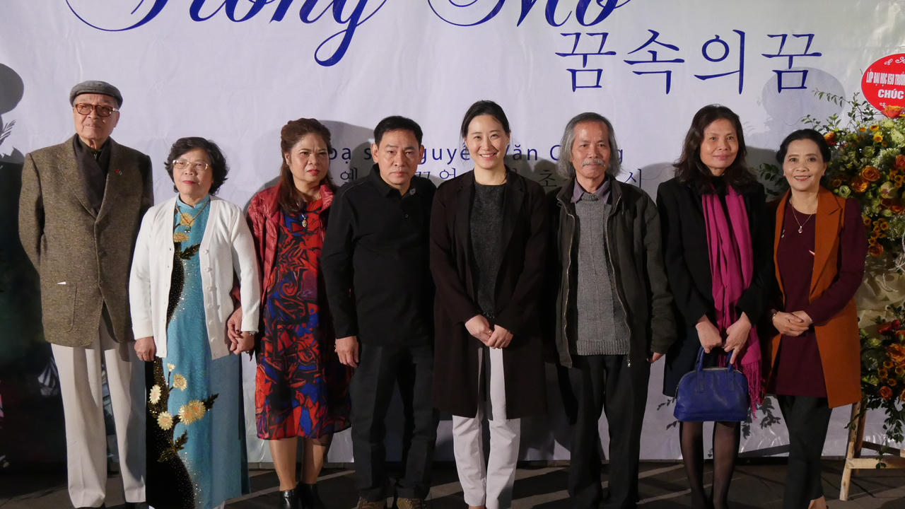 39 tác phẩm “Trong mơ”- hoài niệm về làng quê Việt- Hàn 