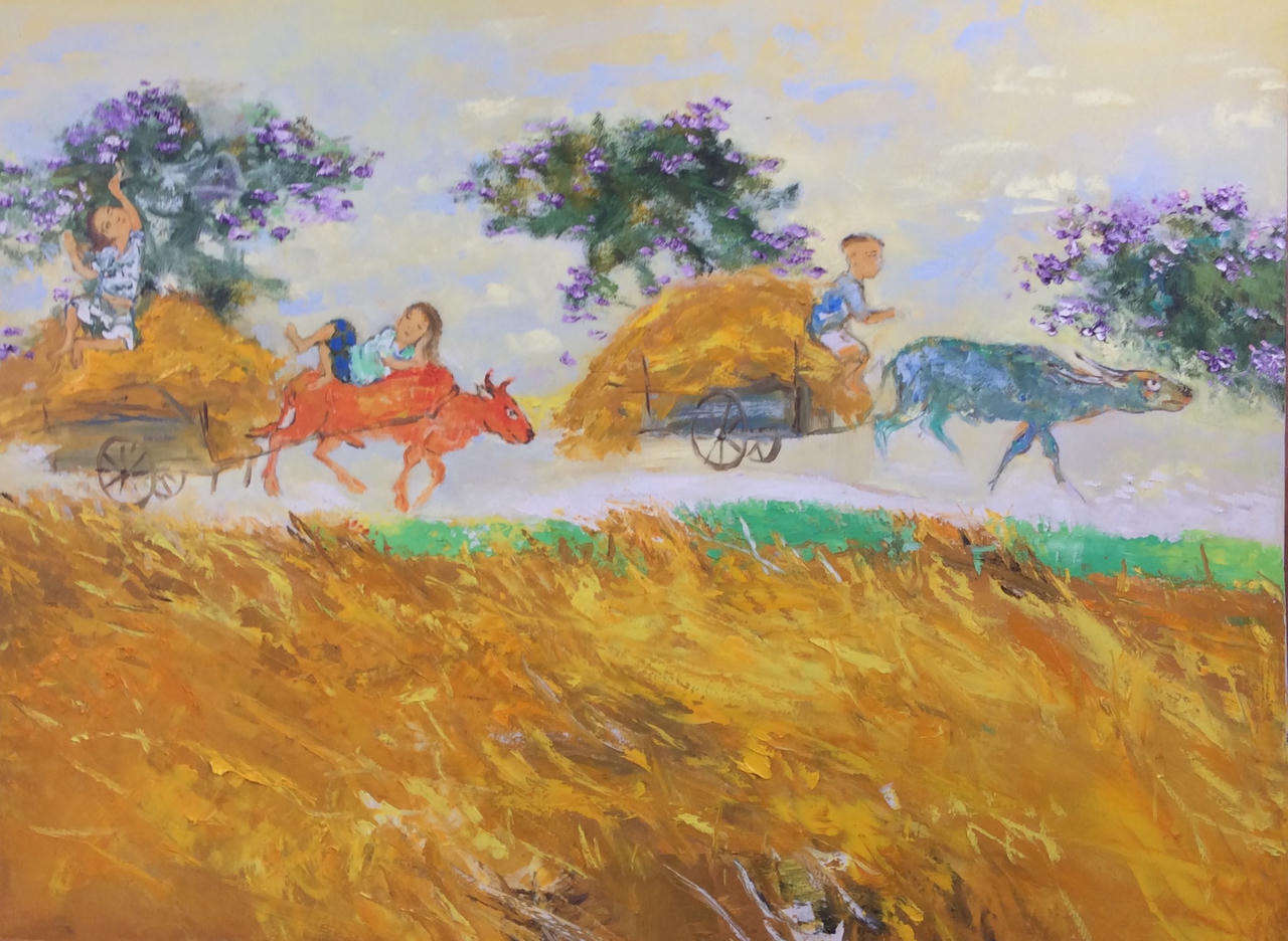 39 tác phẩm “Trong mơ”- hoài niệm về làng quê Việt- Hàn 