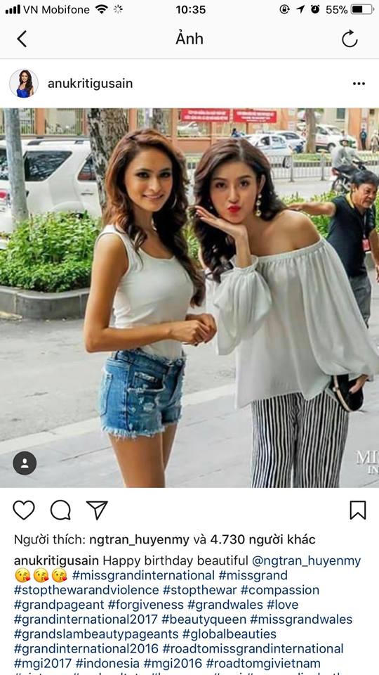 Các Hoa hậu khắp thế giới gửi lời chúc sinh nhật Huyền My 