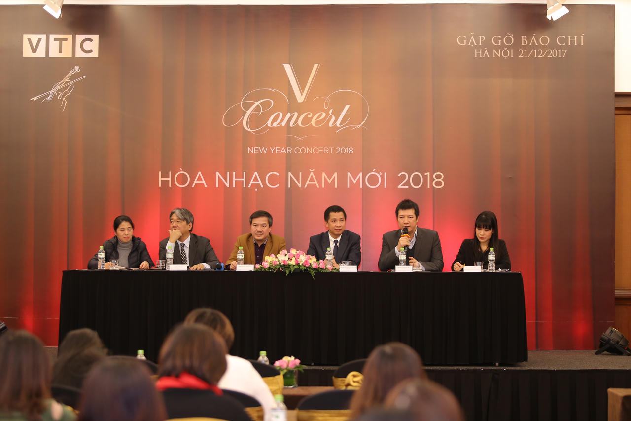 Đăng Dương, Đinh Trang cùng “'V-Concert- Hòa nhạc năm mới 2018'