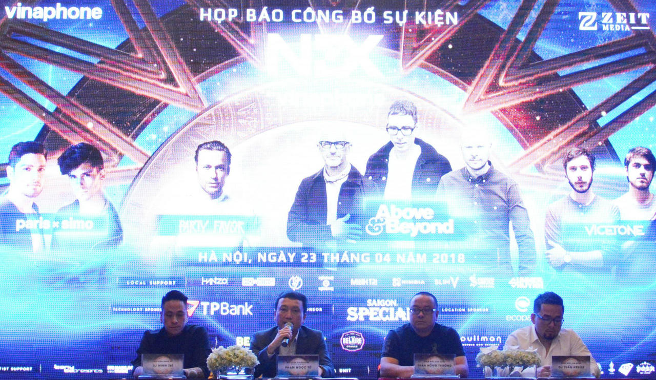 Ban nhạc huyền thoại Above & Beyond sẽ có mặt tại NEX Music Festival