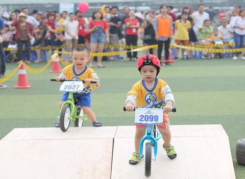 1000 VĐV nhí tham gia 'Cua-rơ nhí xuyên Việt 2018'