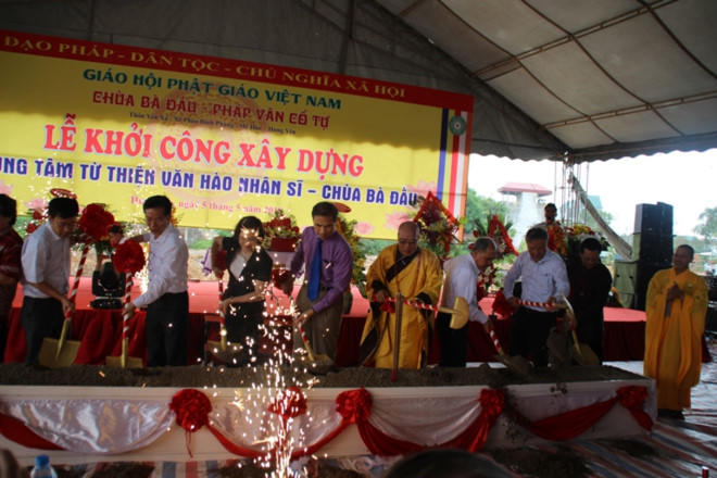 Khởi công xây dựng Trung tâm từ thiện Văn hào Nhân sĩ