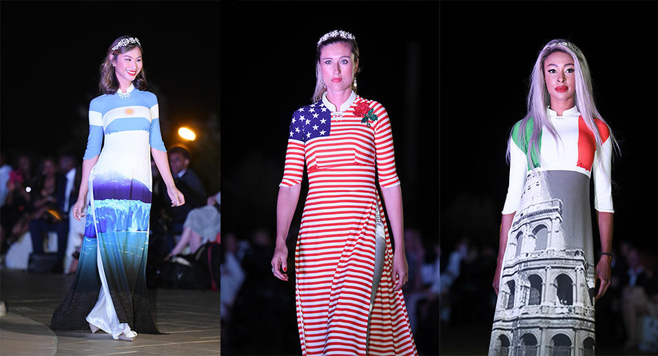 Dàn sao 'khủng' dự show áo dài Việt tại Cannes