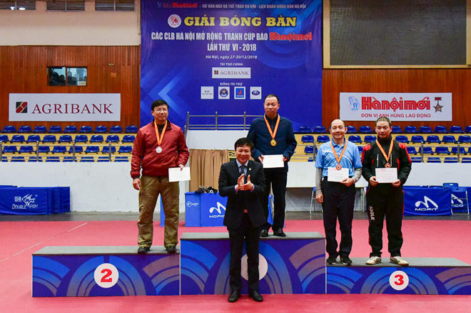 Sôi nổi  Giải Bóng bàn các câu lạc bộ Hà Nội mở rộng