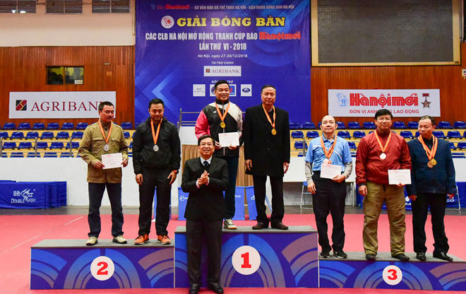 Sôi nổi  Giải Bóng bàn các câu lạc bộ Hà Nội mở rộng