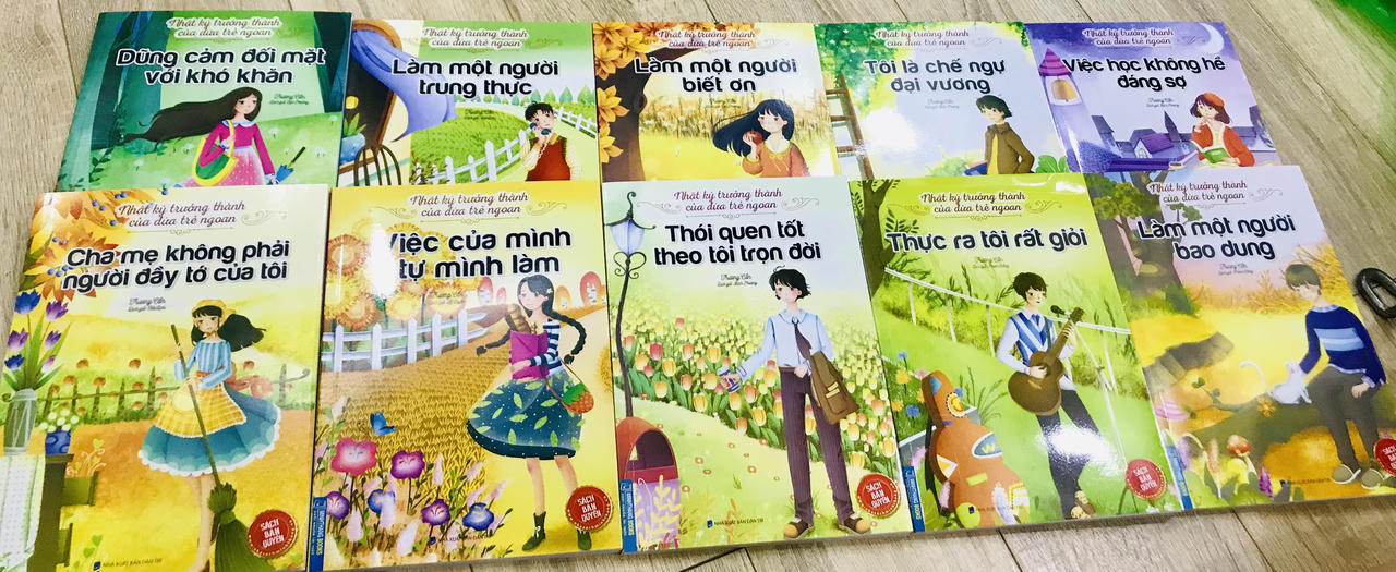 “Sốt” bộ sách “Nhật ký trưởng thành của đứa trẻ ngoan”