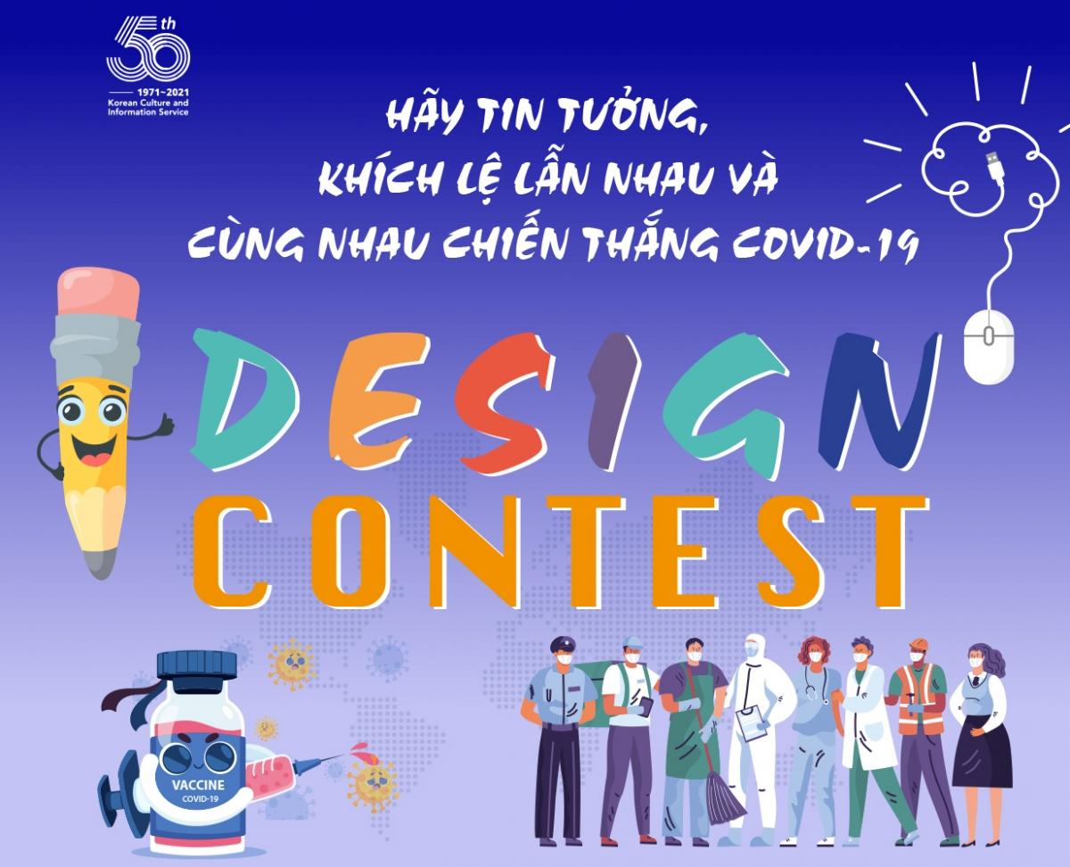 Phát động thi thiết kế 'Cùng nhau chiến thắng COVID-19'