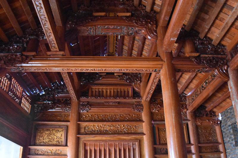 Giới thiệu họa tiết cổ của nghề mộc Áng Phao