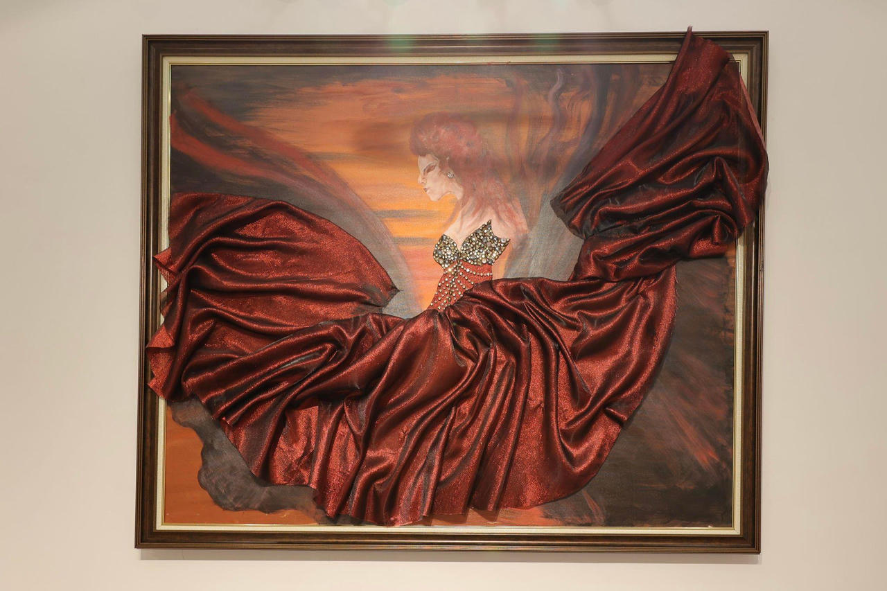 Độc đáo khi kết hợp thời trang và hội họa