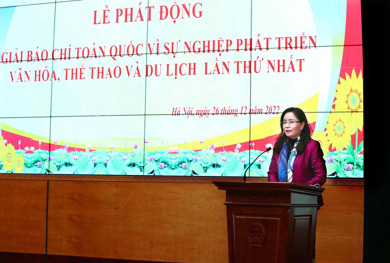 Phát động Giải báo chí về văn hoá, thể thao, du lịch