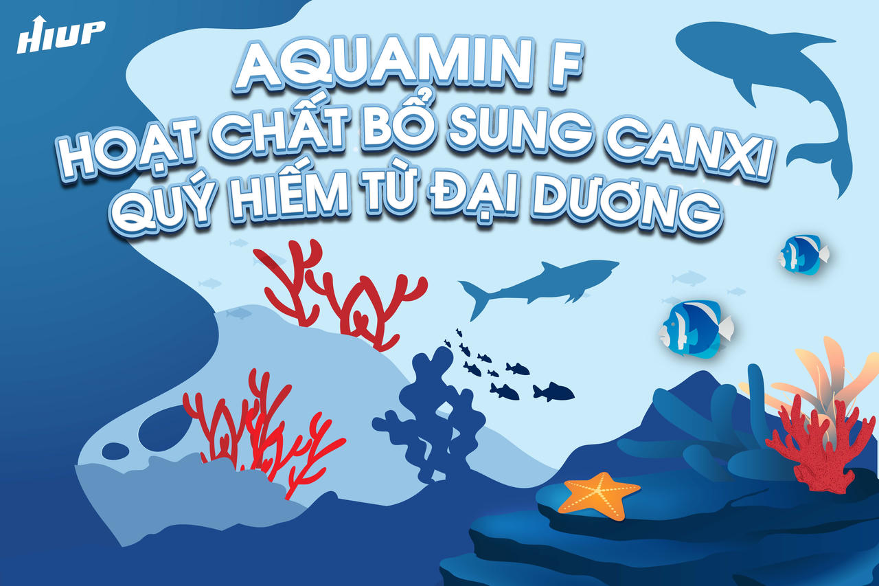 Aquamin F - Hoạt chất bổ sung canxi quý hiếm từ đại dương