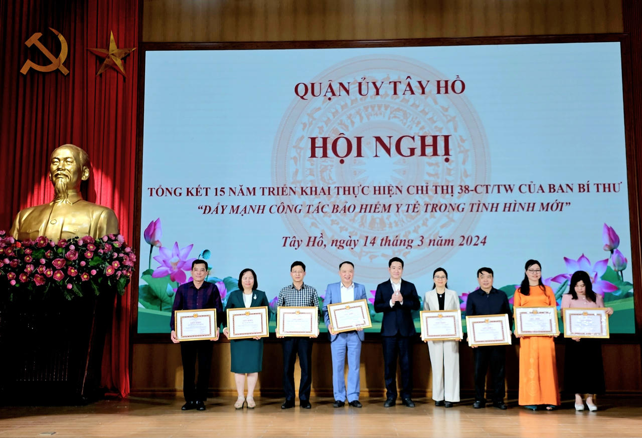 Năm 2025, quận Tây Hồ sẽ bao phủ BHYT đạt trên 95,15% dân số