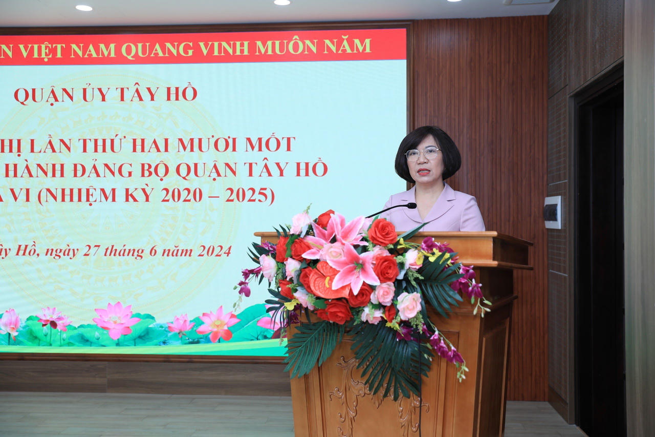 Kinh tế - xã hội của quận Tây Hồ ổn định và phát triển