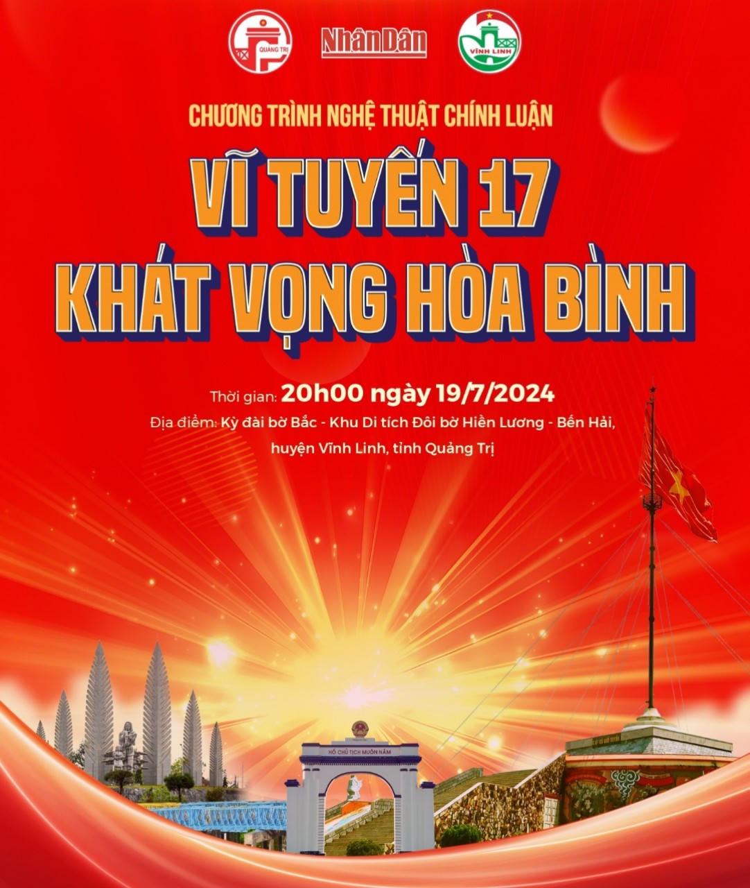 Chương trình nghệ thuật chính luận “Vĩ tuyến 17 - Khát vọng hòa bình”