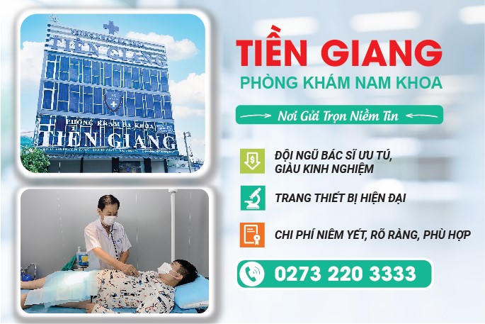 Phòng khám nam khoa Tiền Giang - Phòng khám nam khoa uy tín chất lượng