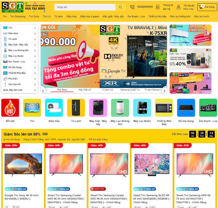 Điện máy SGT: Giảm rủi ro cho khách hàng là đích đến của doanh nghiệp