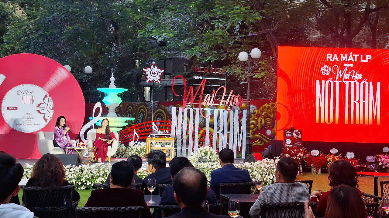 NSND Mai Hoa ra mắt đĩa than “Nốt trầm”