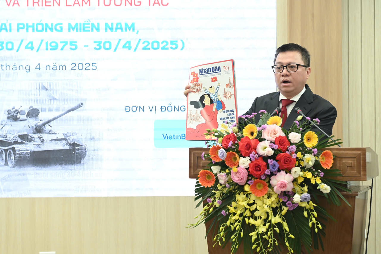 Báo Nhân Dân ra mắt đợt thông tin đặc biệt và triển lãm tương tác kỷ niệm 50 năm Ngày thống nhất đất nước