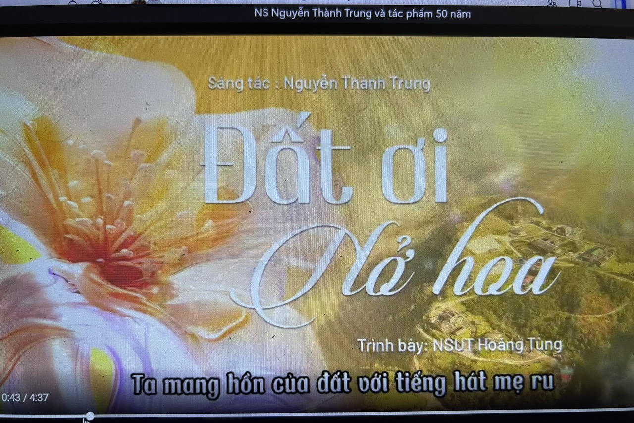 'Đất ơi nở hoa' - Ca khúc mừng thống nhất non sông