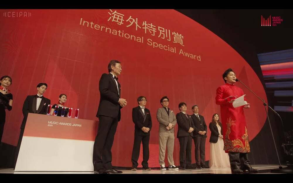 Tùng Dương được vinh danh tại giải thưởng Music Awards Japan 2025