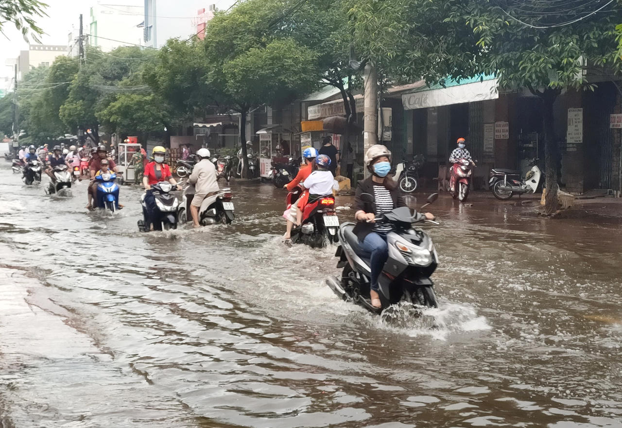 Thiệt hại hàng trăm tỷ đồng do triều cường ở Cà Mau