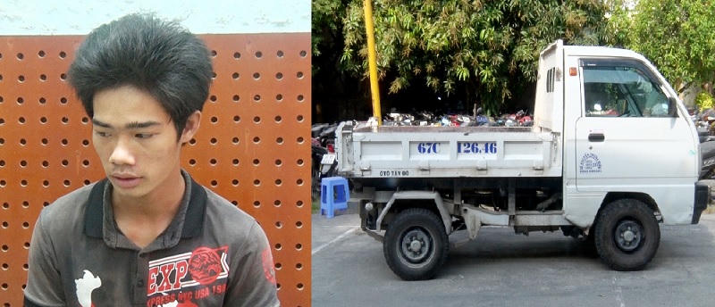 Dùng xe máy ăn trộm được để đi trộm xe ô tô 