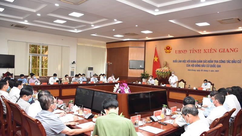 Kiên Giang chuẩn bị mọi điều kiện thuận lợi để tổ chức thành công cuộc bầu cử 