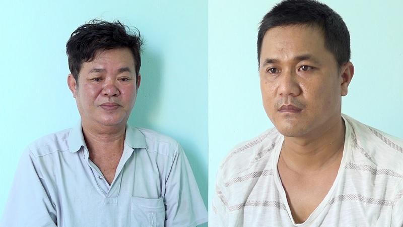 Bắt 2 đối tượng cho vay lãi nặng, thu nhiều hung khí nguy hiểm