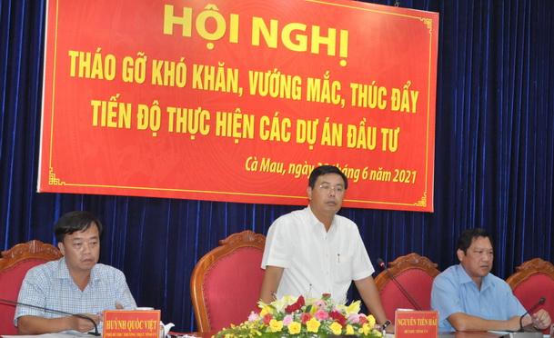 Cà Mau tìm cách thúc đẩy tiến độ các dự án đầu tư