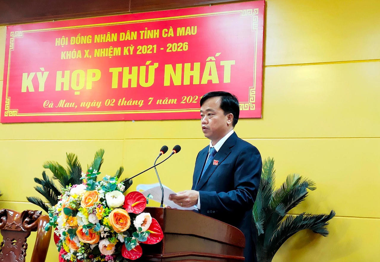 Ông Huỳnh Quốc Việt được bầu làm Chủ tịch UBND tỉnh Cà Mau khóa X