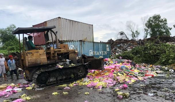 Tiêu hủy hàng hóa vi phạm pháp luật bị tịch thu từ đầu năm 