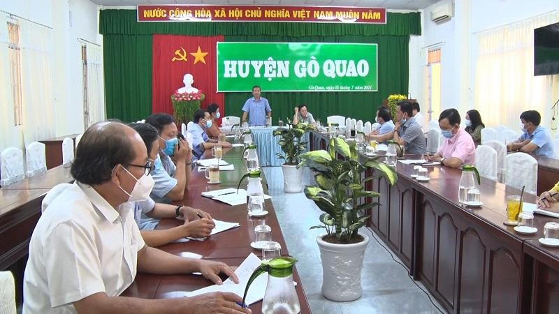 Gò Quao (Kiên Giang) khẩn trương truy vết sau khi ghi nhận 3 trường hợp đầu tiên dương tính với virus SARS-CoV-2