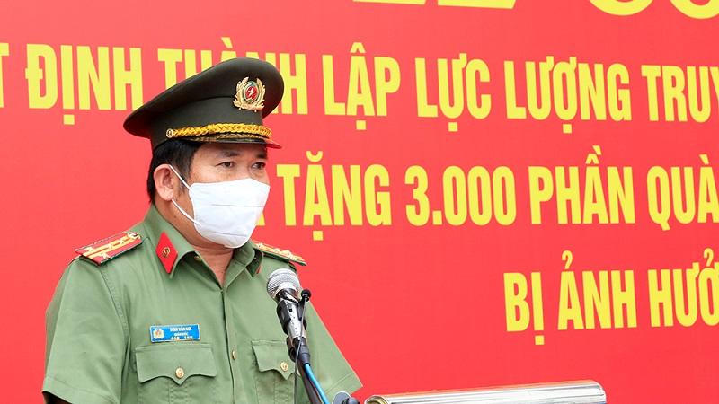 Công an tỉnh An Giang công bố, ra mắt lực lượng truy vết dịch COVID-19