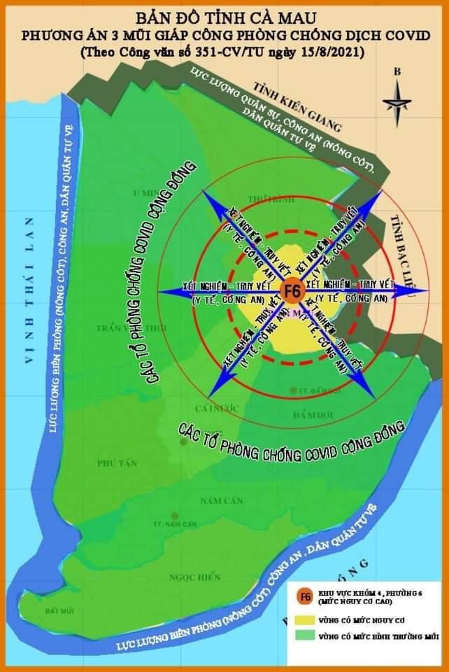 Cà Mau khẩn trương thực hiện phương án "Ba mũi giáp công chống dịch COVID-19”