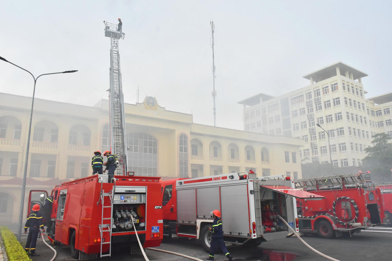 Cảnh sát PCCC và CNCH Công an tỉnh Bạc Liêu vững vàng trên trận tuyến chống “giặc” lửa
