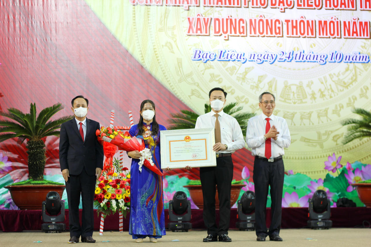 Thành phố Bạc Liêu hoàn thành Chương trình Nông thôn mới