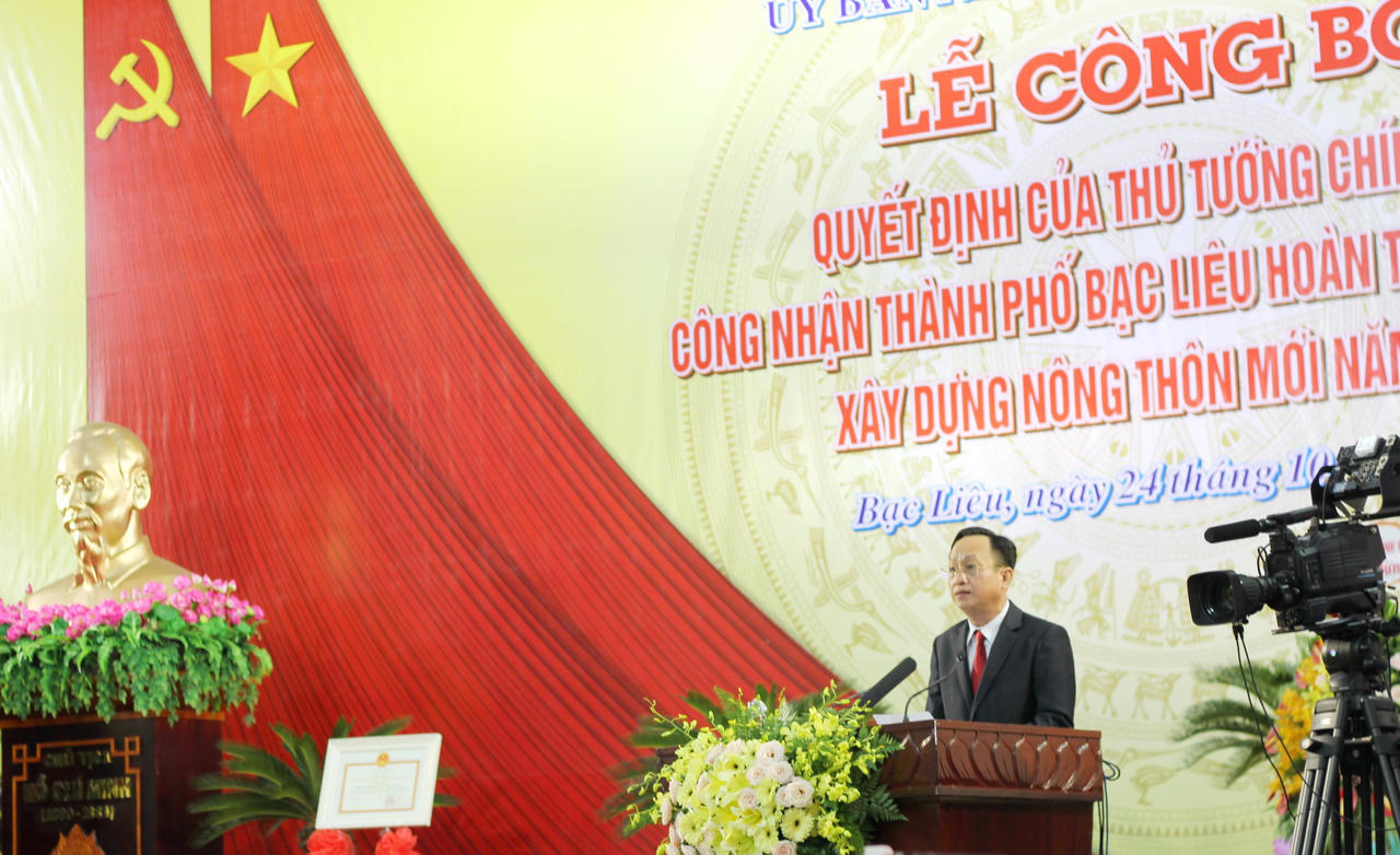 Thành phố Bạc Liêu hoàn thành Chương trình Nông thôn mới