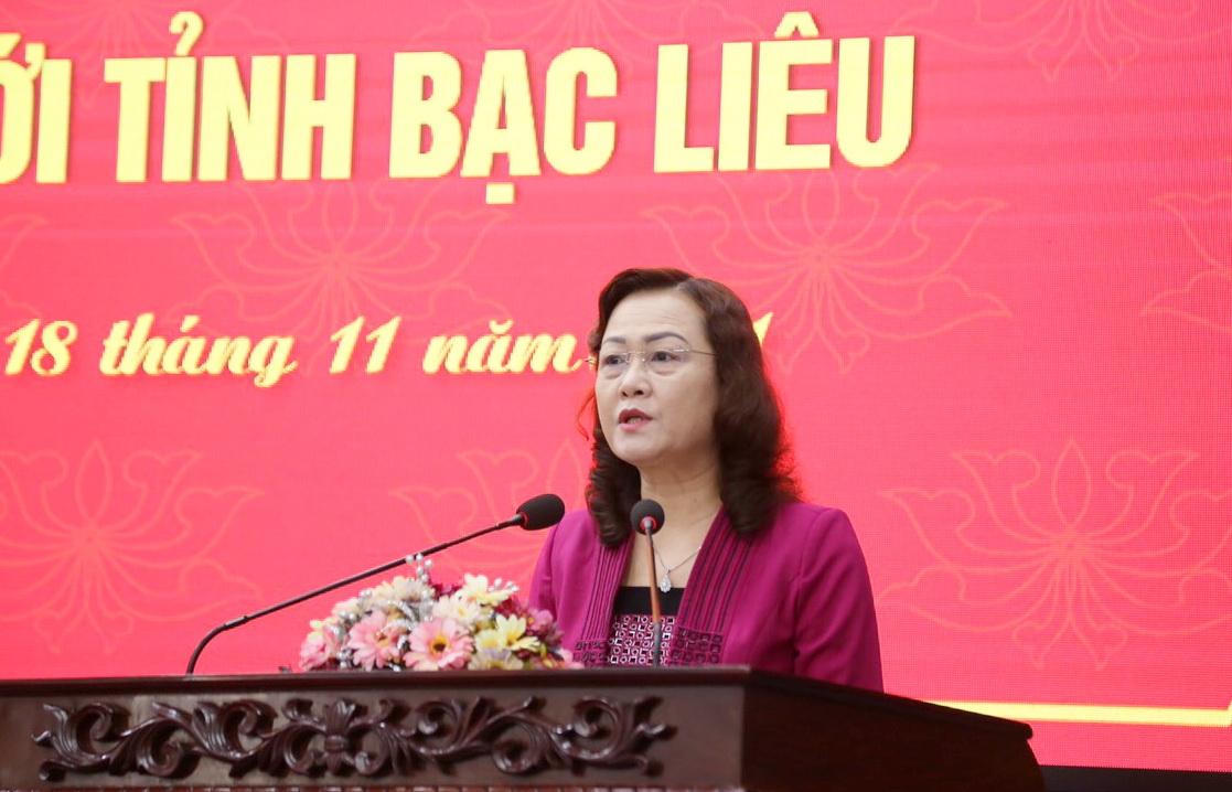 Phó Chủ tịch thường trực Quốc hội Trần Thanh Mẫn làm việc với Bạc Liêu về tình hình kiểm soát dịch bệnh