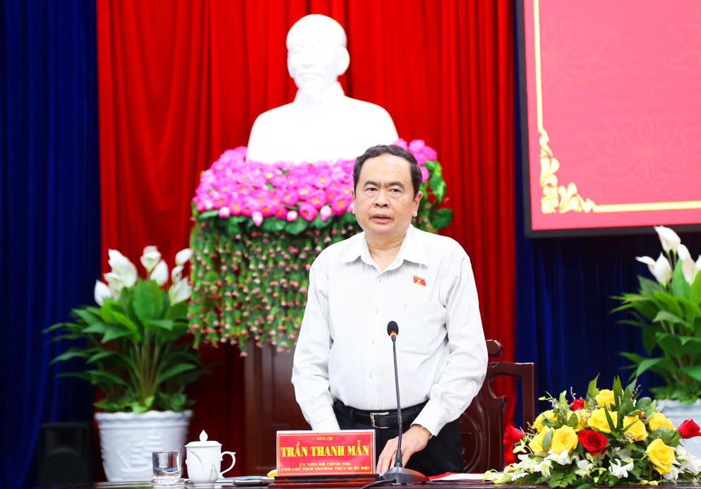 Phó Chủ tịch thường trực Quốc hội Trần Thanh Mẫn làm việc với Bạc Liêu về tình hình kiểm soát dịch bệnh