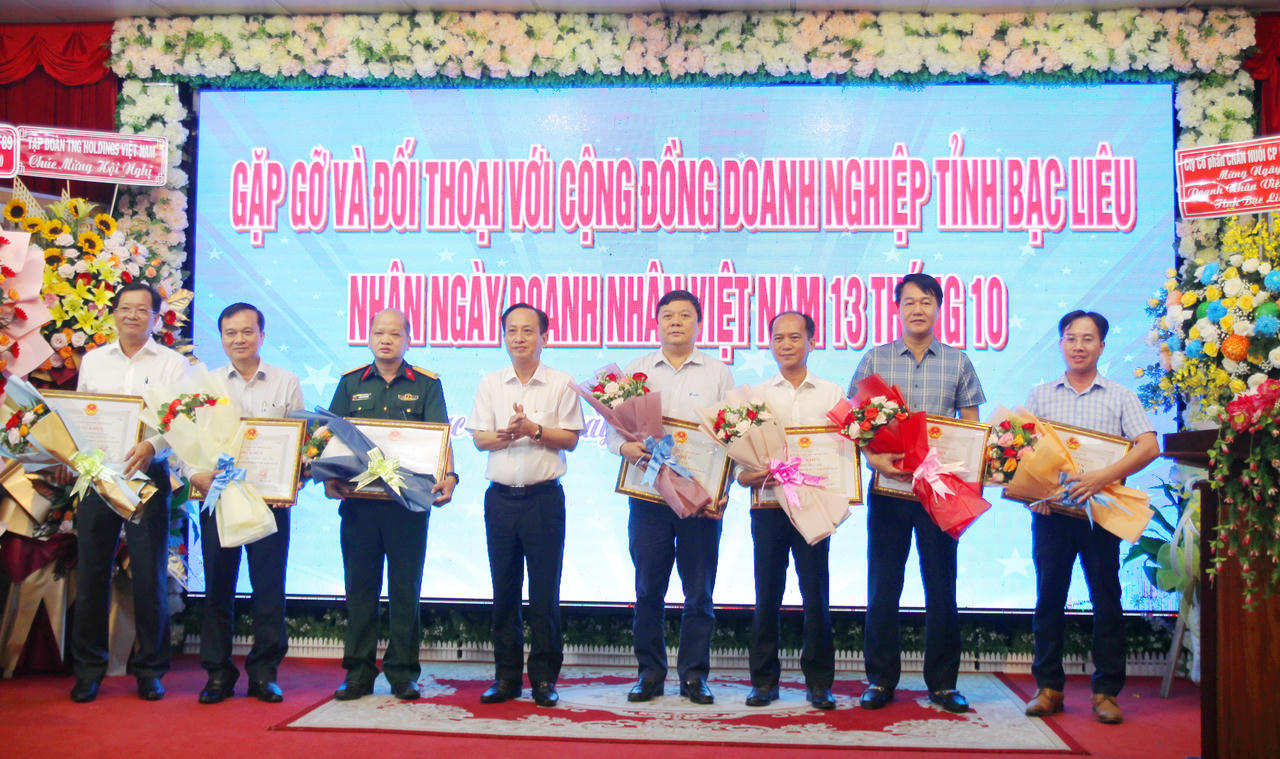 Doanh nhân giữ vai trò quan trọng trong phát triển kinh tế của Bạc Liêu